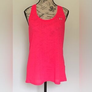 Under Armour Women's Bright Pink Racer Back Tank Top Size Medium